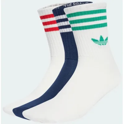 Шкарпетки Adidas 3S CREW S JV7408 3P білий, темно-синій S (37-39) (4068807914865)