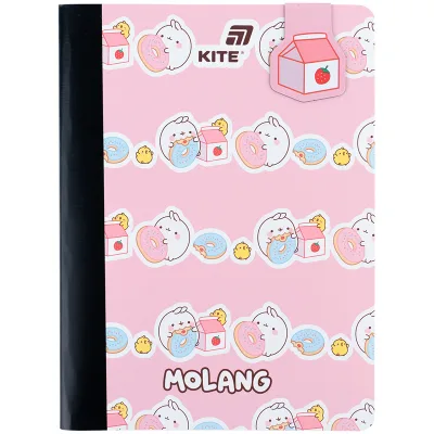 Блокнот Kite з магнітною закладкою Molang А5, 60 аркушів, клітинка (ML25-192)