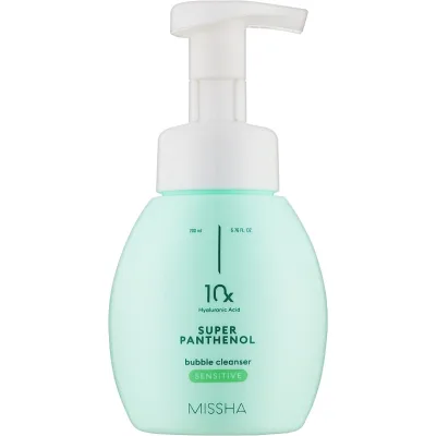 Пінка для вмивання Missha Super Panthenol Bubble Cleanser Sensitive 200 мл (8809747961450)