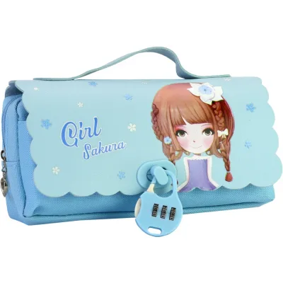 Пенал Cool For School 1 відділення Блакитний (CF7473-blue)