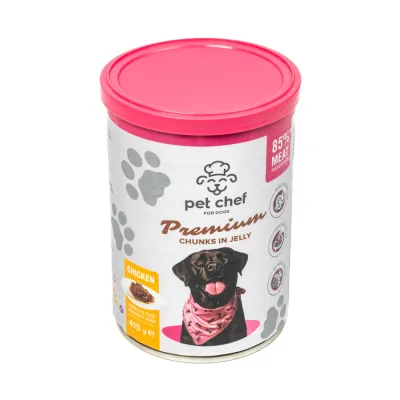 Вологий корм для собак Pet Chef З куркою 415 г (4820255193663)