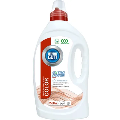 Гель для прання Alles GUT! Eco Color Extra Power 1.5 л (4820189880455)