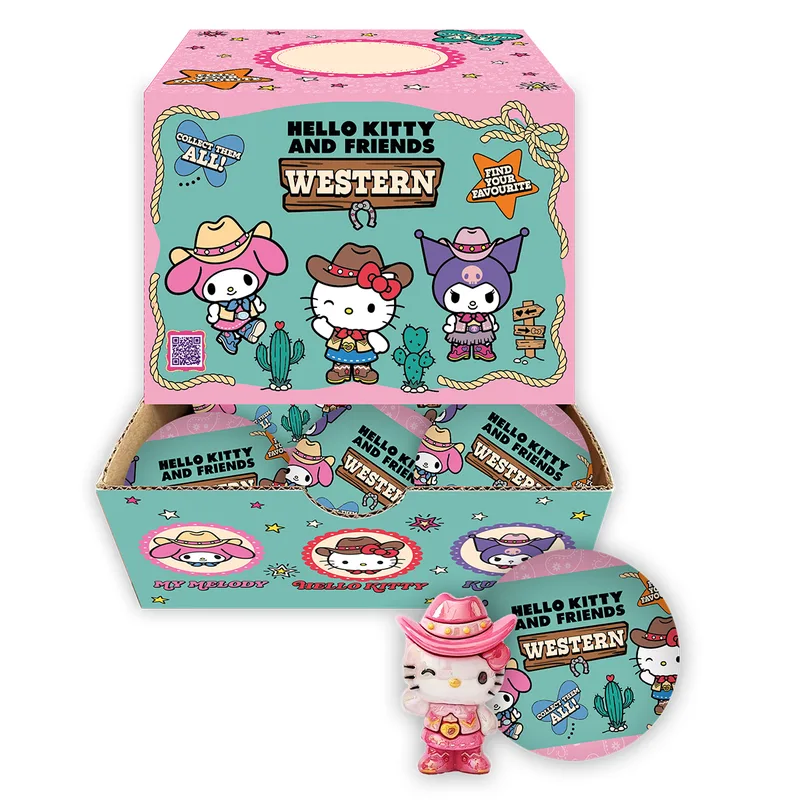Дисплей фігурок-сюрпризів COOL THINGS серії "Hello Kitty" - ЗІРКИ ВЕСТЕРНУ (18 шт.)