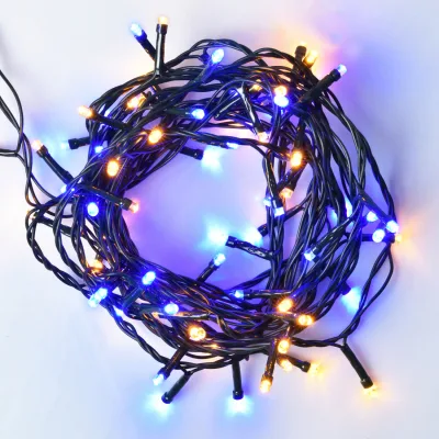 Гірлянда YES! Fun Нитка 70 LED Жовто-синя 4.9 м 8 режимів Мерехтіння (974845)
