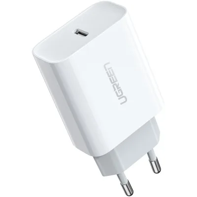 Зарядний пристрій Ugreen USB-C PD20W CD137 white (60450)