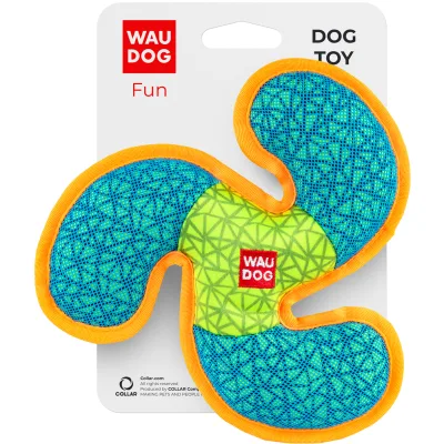 Іграшка для собак WAUDOG Fun Пропелер 21х21 см блакитна (62062)