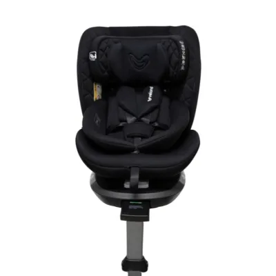 Автокрісло Velano Vento 360° i-Size 40150 см, ISOFIX + опорна нога, black (48417)