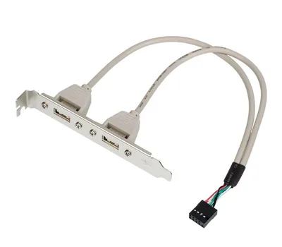 Кабель для передачі даних косичка (для системної плати), 2xUSB 2.0 Atcom (15257)