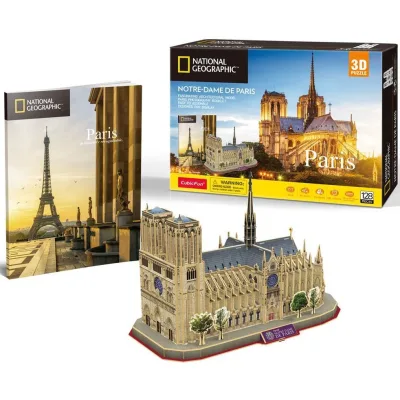 Пазл Cubic Fun Тривимірний пазл National geographic Нотр-Дам-де-Парі (DS0986h)