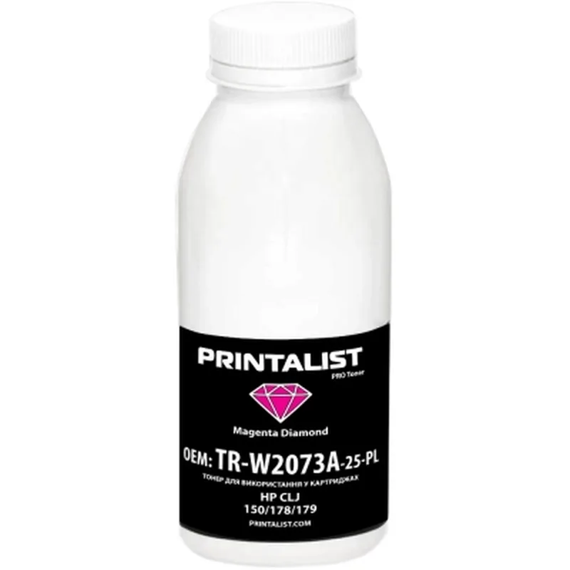 Тонер HP CLJ 150/178/179, 25г Magenta Printalist (TR-W2073A-25-PL)