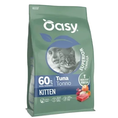 Сухий корм для кішок OASY Dry Cat Superior Kitten тунець 300 г (8054329515471)