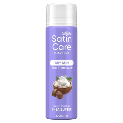 Гель для гоління Satin Care Shea Butter Silk Для сухої шкіри 200 мл (7702018012466)