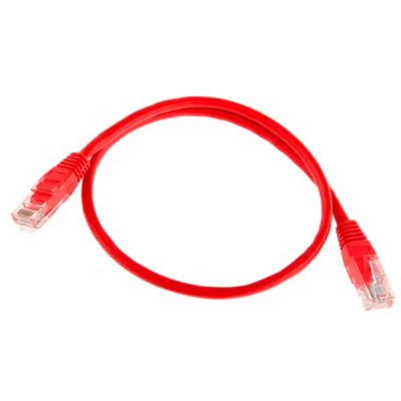 Патч-корд 1м, RJ-45, Cat.5e, CU, мідь, жовтий Ritar (PCR-CU/1Yw / 03032)