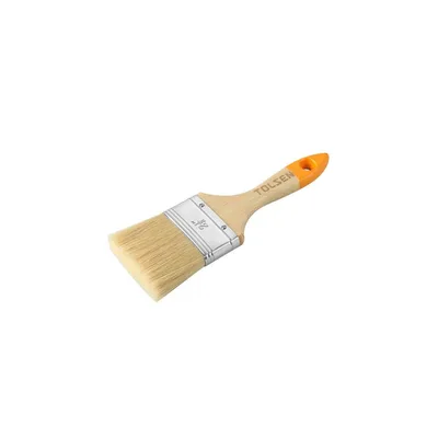 Пензель малярний Tolsen 25х44х12 мм деревяна ручка (40121)