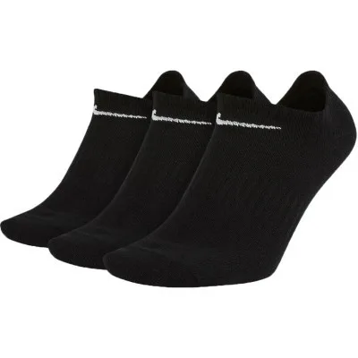 Шкарпетки Nike U NK EVERYDAY LTWT NS 3PR SX7678-010 46-50 3 пари Чорні (888407239229)