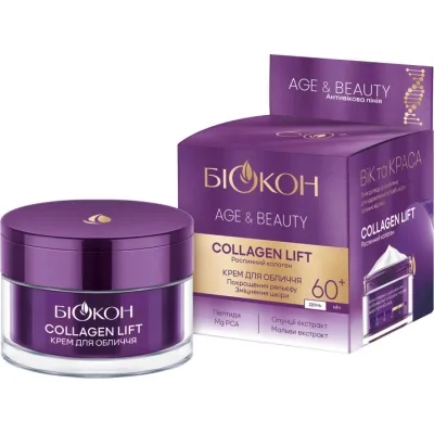 Крем для обличчя Біокон Age & Beauty Collagen Lift 60+ 50 мл (4823110302323)