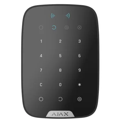 Клавіатура до охоронної системи Ajax KeyPad Plus чорна