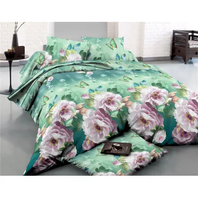 Постільна білизна MirSon Сатин 22-1286-1 Wonderful flowers 175х210 (2200004109886)