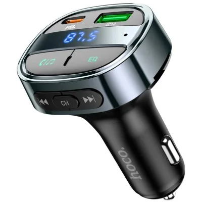 FM модулятор HOCO E70, Black, Box