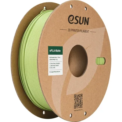 Пластик для 3D-принтера eSUN ePLA-Matte, 1,75мм, 1кг, green matcha (ePLA-Matte-P175MAG1)