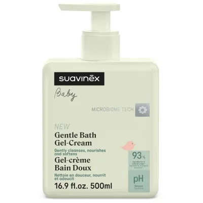 Дитячий гель для душу Suavinex мякий крем для купання, 500 мл (308881)