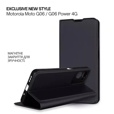 Чохол до мобільного телефона BeCover Exclusive New Style Motorola Moto G06 / G06 Power 4G Black (715751)