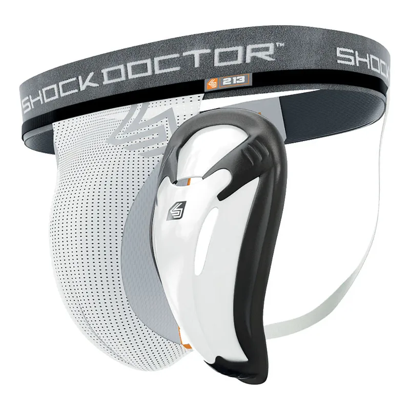 Захист паху Shock Doctor Supporter with Protective Cup White XL (213-WH-XL)