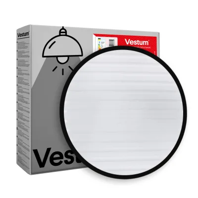 Світильник Vestum GRILL матовий 30W 375*60мм 4000К чорний (VS-90035)