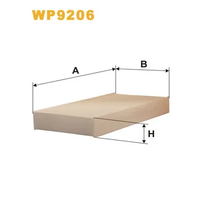 Фільтр салону Wixfiltron WP9206