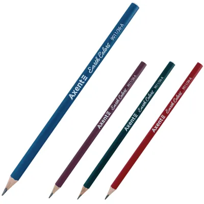 Олівець графітний Axent Earth Colors тригранний, НВ (9011/36-A)