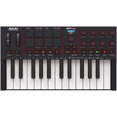 MIDI-клавіатура Akai MPK mini 4 Black (302370)
