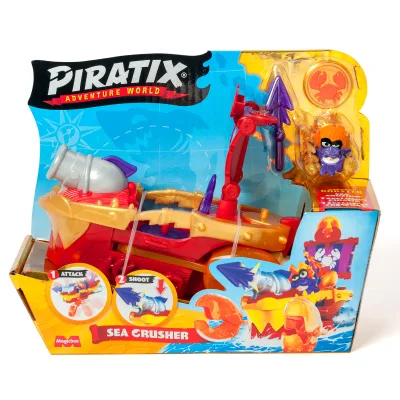 Ігровий набір Piratix S Піратський корабель Морський громовик (PPXSP114IN20)