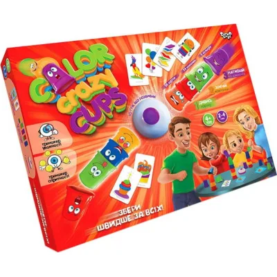 Настільна гра Danko Toys Color Crazy Cups (укр.) (CCC-01-01U)
