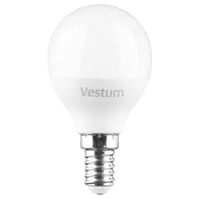 Лампочка Vestum G45 8W 4100K 220V E14 (1-VS-1211)
