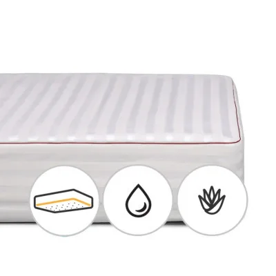 Наматрацник MirSon антиалергенний DeLuxe Eco Aloe Vera 231 80x160 см (2200000370020)
