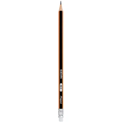 Олівець графітний Maped BLACK PEPS, B, з ластиком (MP.851724)