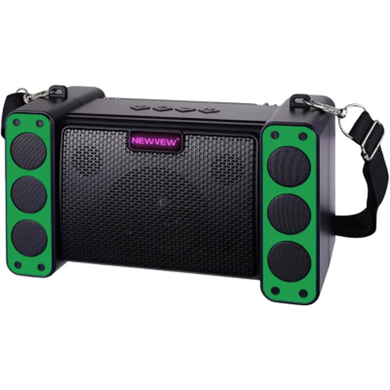 Акустична система NEWVEW NV-9172 Solar Panel/BT/USB/TF/FM Green (NWVW-NV-9172-GN)