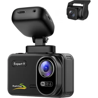 Відеореєстратор Aspiring Expert 9 Speedcam, WI-FI, GPS, 2K, 2 cameras (Aspiring Expert 9 Speedcam, WI-FI, GPS, 2K, 2 cameras)
