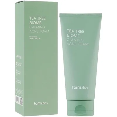 Пінка для вмивання FarmStay Tea Tree Biome Calming Acne Foam 180 мл (8809783321898)