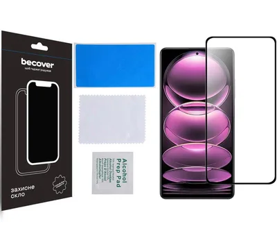 Скло захисне BeCover Xiaomi Redmi Note 12Pro/12 Pro 5G/12 Pro Plus Black (708784)