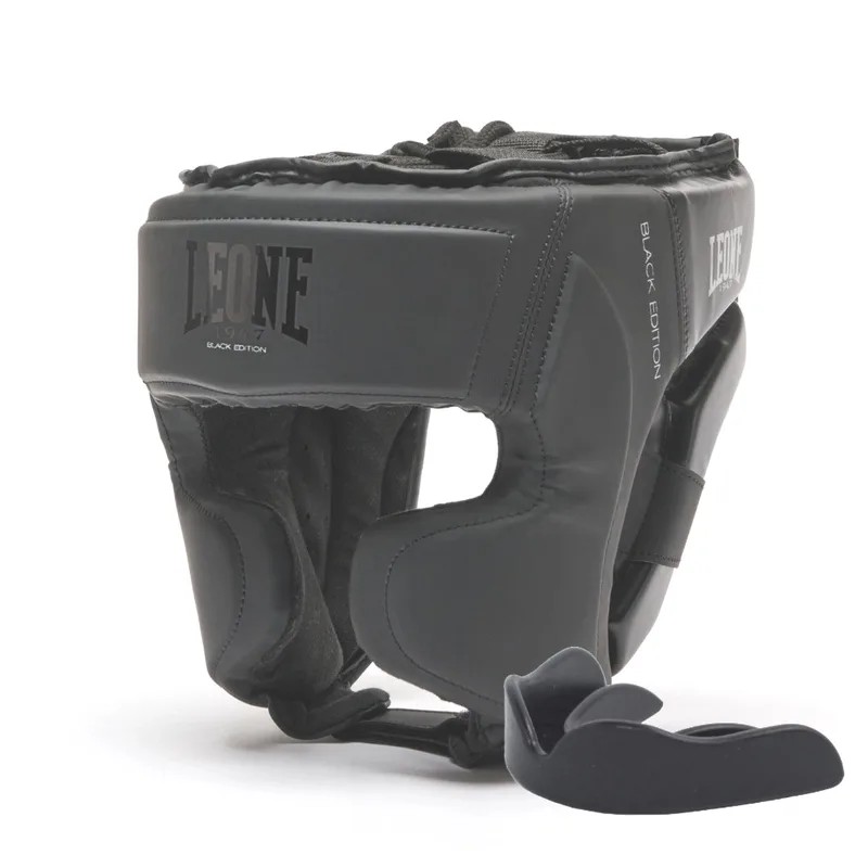 Боксерський шолом Leone CS435 BLACK Edition M (CS435_Black_M)