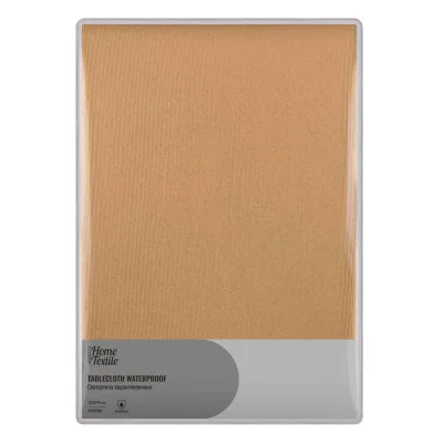 Скатертина Ardesto Waterproof 100% поліестер, бежевий 140х180 см (ART08WB)