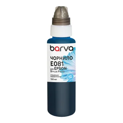 Чорнило Barva Epson T0485/T0805/T0815 100 мл, special, light cyan (E081-328e)
