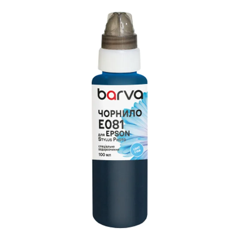 Чорнило Barva Epson T0485/T0805/T0815 100 мл, special, light cyan (E081-328e)