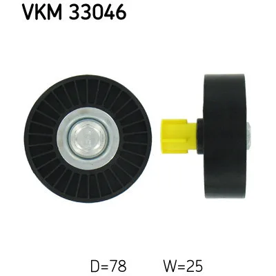 Ролик натягувача ременя SKF VKM 33046