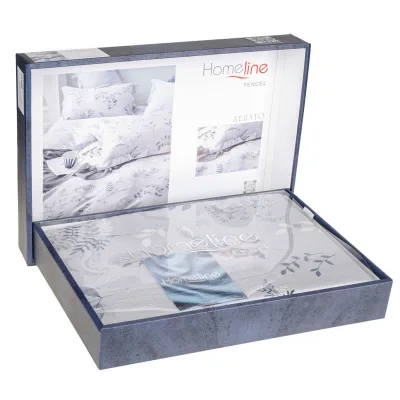 Постільна білизна Home Line Сатин Тенсел Лепато євро (187065)
