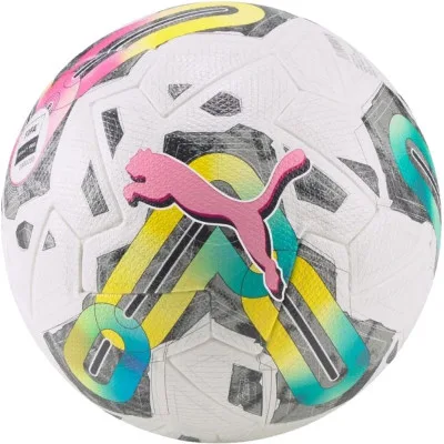 М'яч футбольний Puma Orbita 1 TB (FIFA Quality Pro) Уні 5 Білий / Рожевий / Мультиколор (4065449744386)