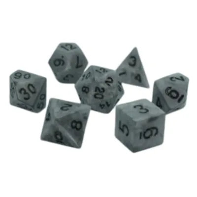 Набір кубиків для настільних ігор Games 7 Days Ancient 7 Dice Set - Grey (g7danc04)