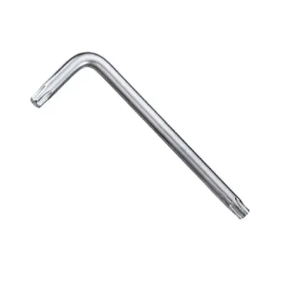 Ключ Toptul Torx T-30 Г-подібний довгий з отвором (AIBE3017)