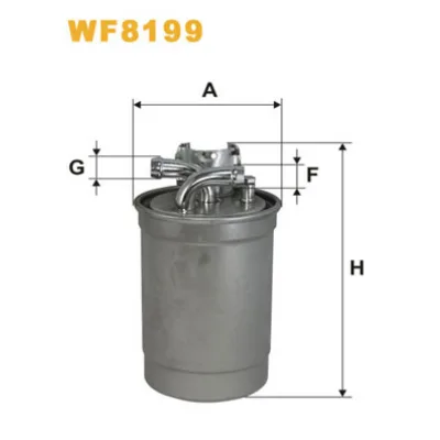 Фільтр паливний Wixfiltron WF8199